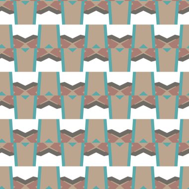 Tekrarlanan geometrik şekilli kusursuz desen, vektör illüstrasyonuName