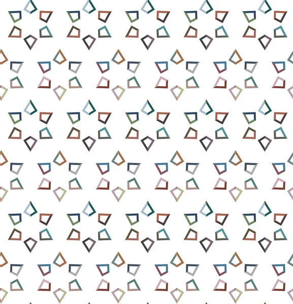 Nahtlose Muster Mit Abstrakten Geometrischen Formen — Stockvektor