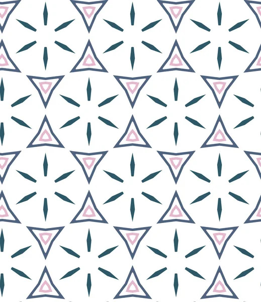 Abstrakte Nahtlose Geometrische Muster Illustration Hintergrund — Stockvektor