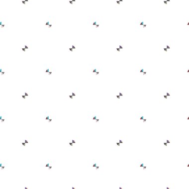 Geometrik şekilli kusursuz desen vektör çizimi