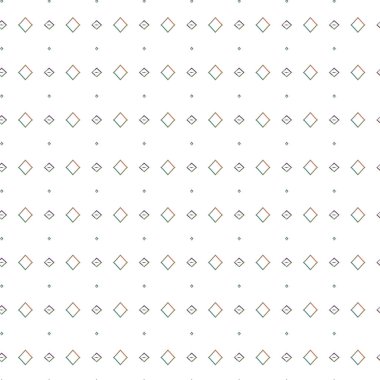 Geometrik şekilli kusursuz desen vektör çizimi