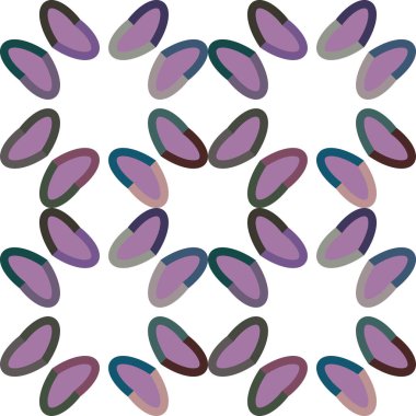 Geometrik şekilli kusursuz desen vektör çizimi