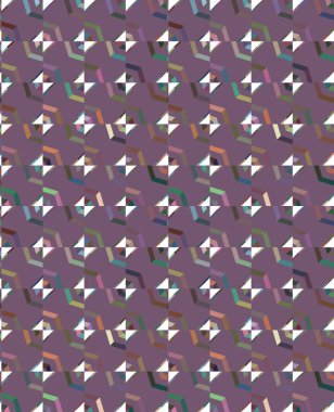 Tekrarlanan geometrik şekilli kusursuz desen, vektör illüstrasyonuName
