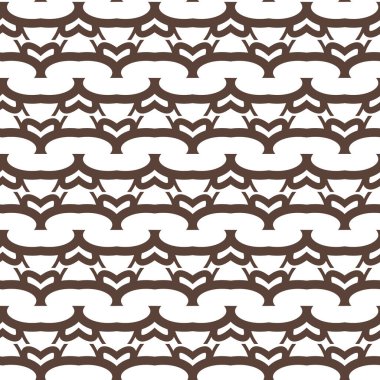 Tekrarlanan geometrik şekilli kusursuz desen, vektör illüstrasyonuName