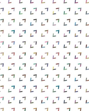 Geometrik şekilli kusursuz desen vektör çizimi