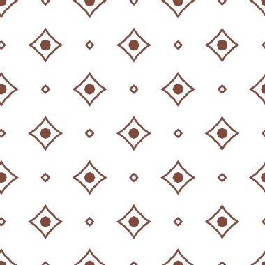 Geometrik şekilli kusursuz desen vektör çizimi