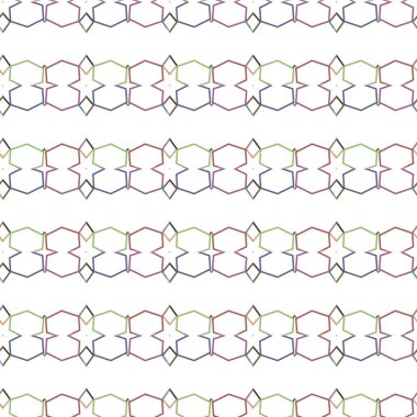 Geometrik şekilli kusursuz desen vektör çizimi