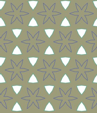 Geometrik şekilli kusursuz desen vektör çizimi