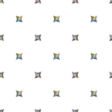 Geometrik şekilli kusursuz desen vektör çizimi