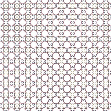 Tekrarlanan geometrik şekilli kusursuz desen, vektör illüstrasyonuName