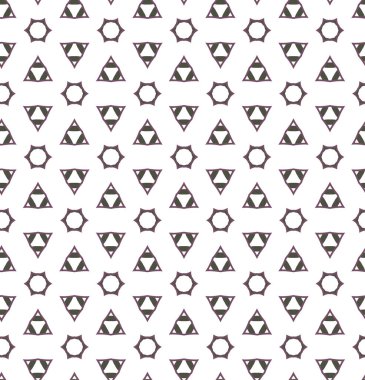 Geometrik şekilli kusursuz desen vektör çizimi