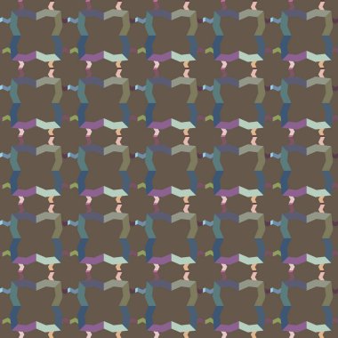 Kusursuz şablon, soyut duvar kağıdı, vektör illüstrasyonu 