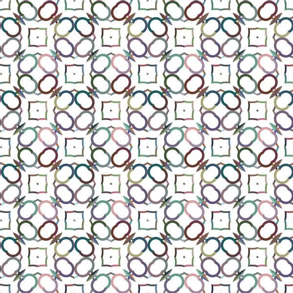 Nahtlose Geometrische Ornamentmuster Abstrakter Hintergrund — Stockvektor