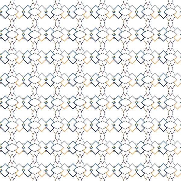 幾何学的な図形ベクトル図とシームレスなパターン — ストックベクタ