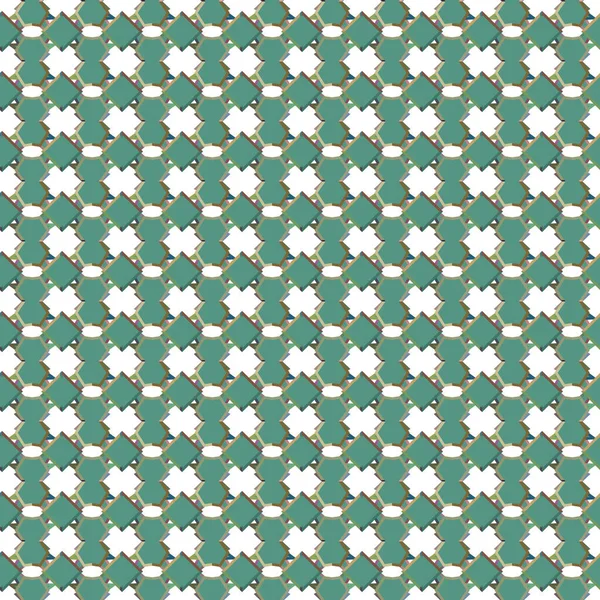 Patrón Ornamental Geométrico Sin Costuras Fondo Abstracto — Vector de stock