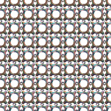 Tekrarlanan geometrik şekilli kusursuz desen, vektör illüstrasyonuName