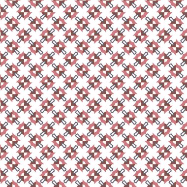 Geometrik şekilli kusursuz desen vektör çizimi