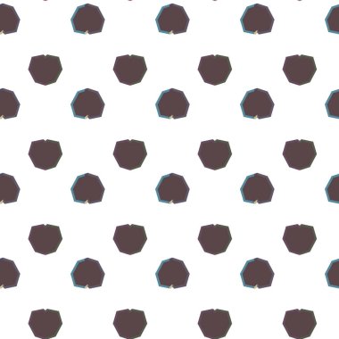 Geometrik şekilli kusursuz desen vektör çizimi