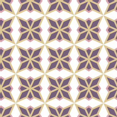 farklı geometrik şekillere sahip soyut, pürüzsüz desensiz vektör çizimi