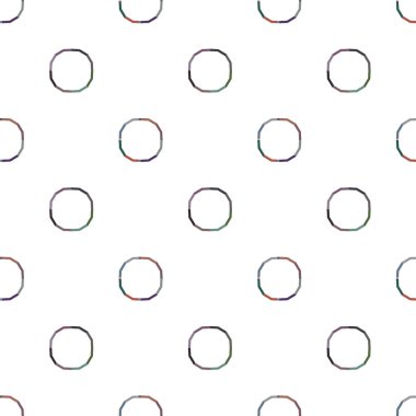 farklı geometrik şekillere sahip soyut, pürüzsüz desensiz vektör çizimi