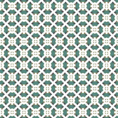 Soyut geometrik şekilli kusursuz desen