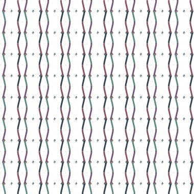 Geometrik şekilli kusursuz desen vektör çizimi