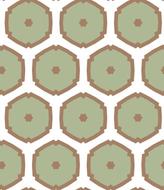 Soyut geometrik şekilli kusursuz desen