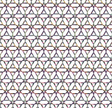 Geometrik şekilli kusursuz desen vektör çizimi