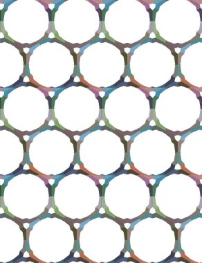 Geometrik şekilli kusursuz desen vektör çizimi