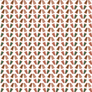 Geometrik şekilli kusursuz desen vektör çizimi