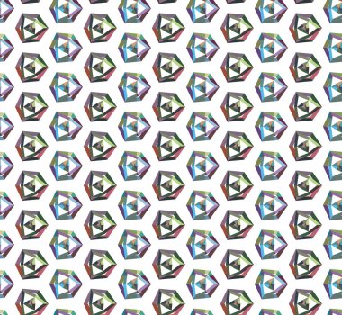 soyut dikişsiz geometrik desen resimleme arkaplanı