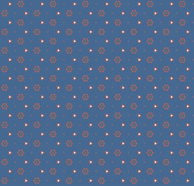 Geometrik şekilli kusursuz desen vektör çizimi