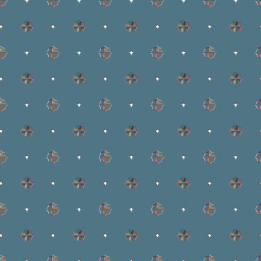 farklı geometrik şekillere sahip soyut, pürüzsüz desensiz vektör çizimi