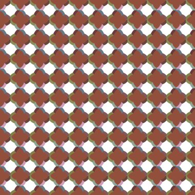 Tekrarlanan geometrik şekilli kusursuz desen, vektör illüstrasyonuName