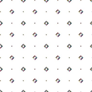 farklı geometrik şekillere sahip soyut, pürüzsüz desensiz vektör çizimi