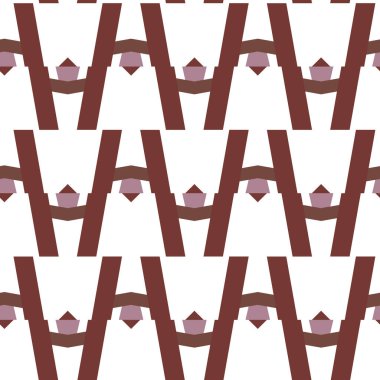 Geometrik şekilli kusursuz desen vektör çizimi