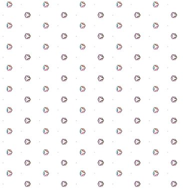 Geometrik şekilli kusursuz desen vektör çizimi