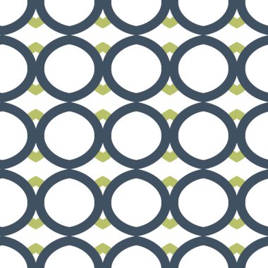 Geometrik şekilli kusursuz desen vektör çizimi