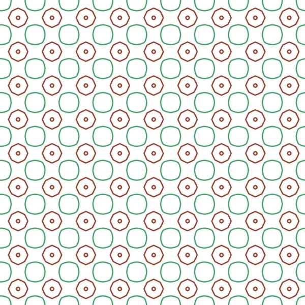 抽象的な幾何学的形状のシームレスなパターン — ストックベクタ