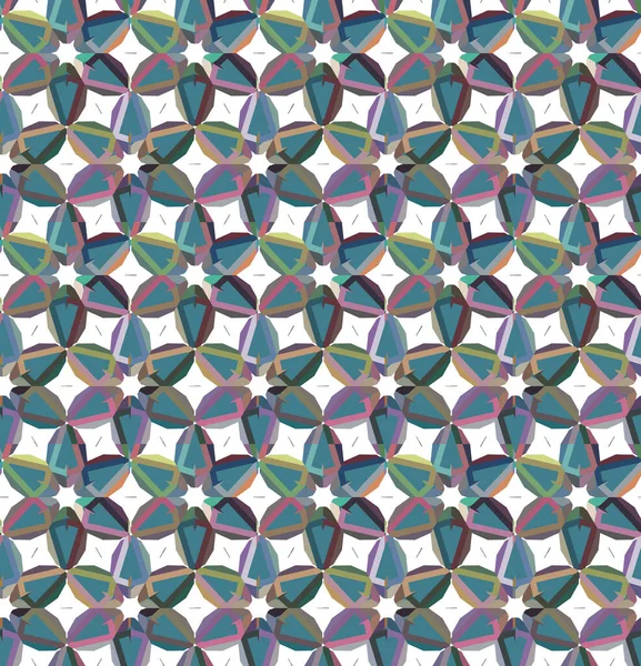 Patrón Ornamental Geométrico Sin Costuras Fondo Abstracto — Vector de stock