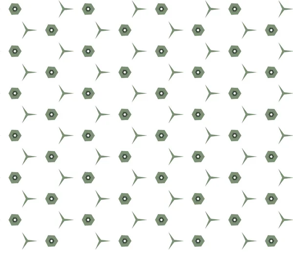 Nahtloses Muster Mit Geometrisch Wiederholten Formen Vektorillustration — Stockvektor