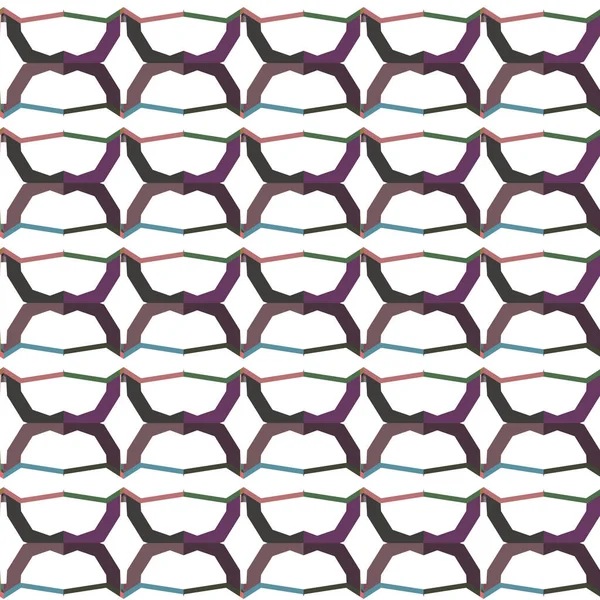 Bezešvé Geometrické Ornamentální Vzor Abstraktní Pozadí — Stockový vektor