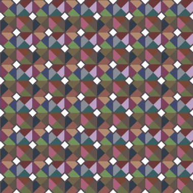 Geometrik şekilli kusursuz desen vektör çizimi