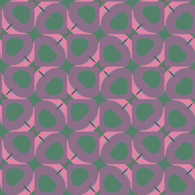 Soyut geometrik şekilli kusursuz desen