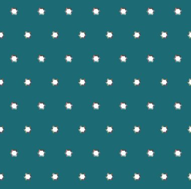 Geometrik şekilli kusursuz desen vektör çizimi