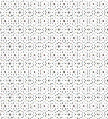 Tekrarlanan geometrik şekilli kusursuz desen, vektör illüstrasyonuName