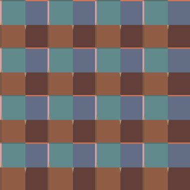 Geometrik şekilli kusursuz desen vektör çizimi