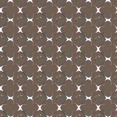 farklı geometrik şekillere sahip soyut, pürüzsüz desensiz vektör çizimi