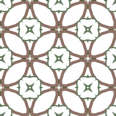 Soyut geometrik şekilli kusursuz desen