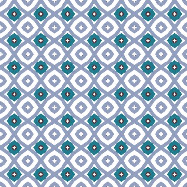 Soyut geometrik şekilli kusursuz desen